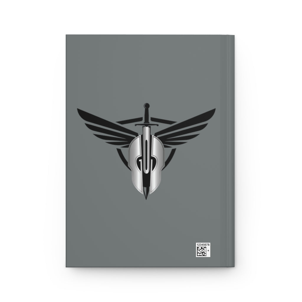 God Helmet Wings Hardcover Journal