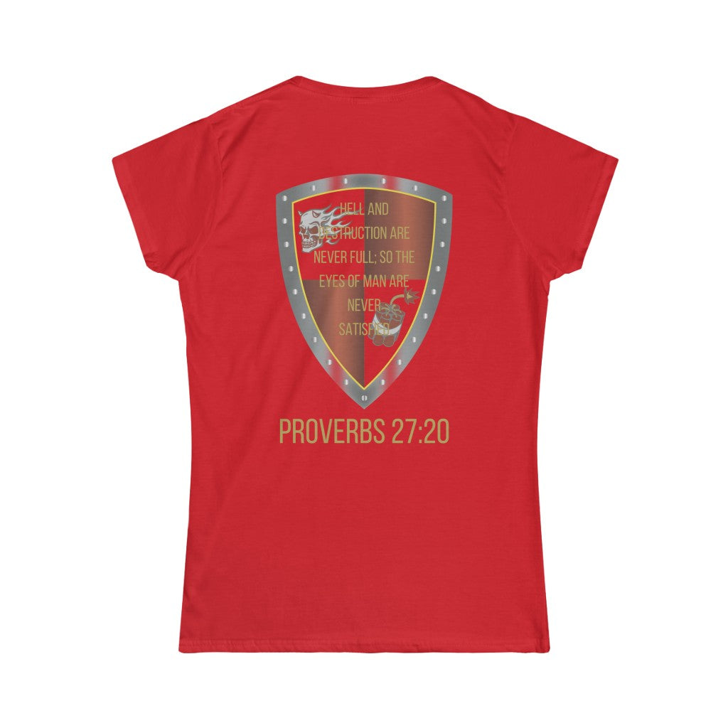 Proverbs 27:20 Shield of Faith Tee