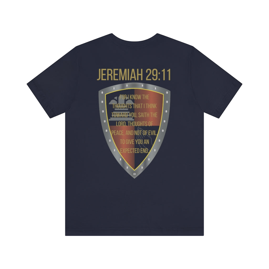 Jeremiah 29:11 Shield of Faith Tee