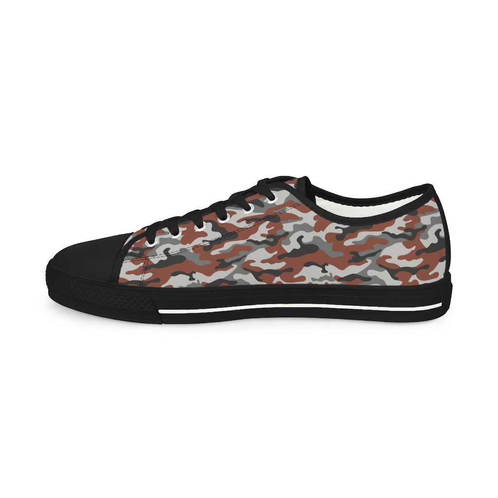 Superhero Camo Edition Men's Low Top Shoes of Peace