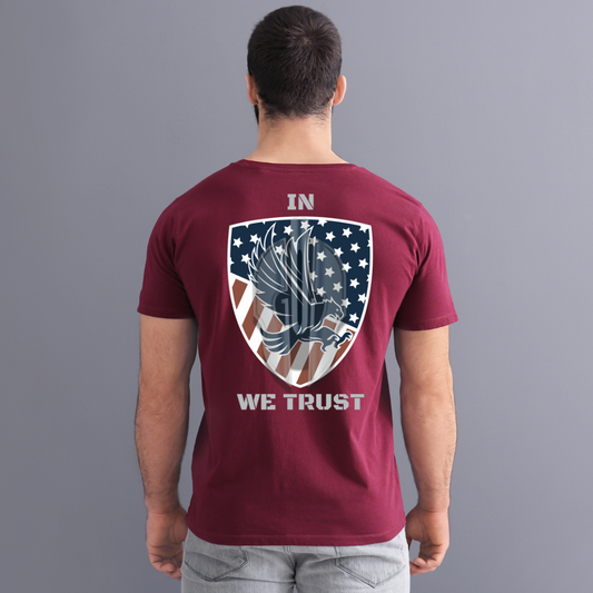 In God We Trust Shield of Faith T-Shirt