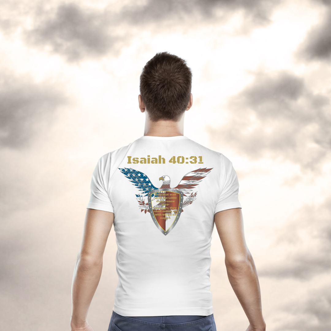 Isaiah 40:31 Shield of Faith Tee