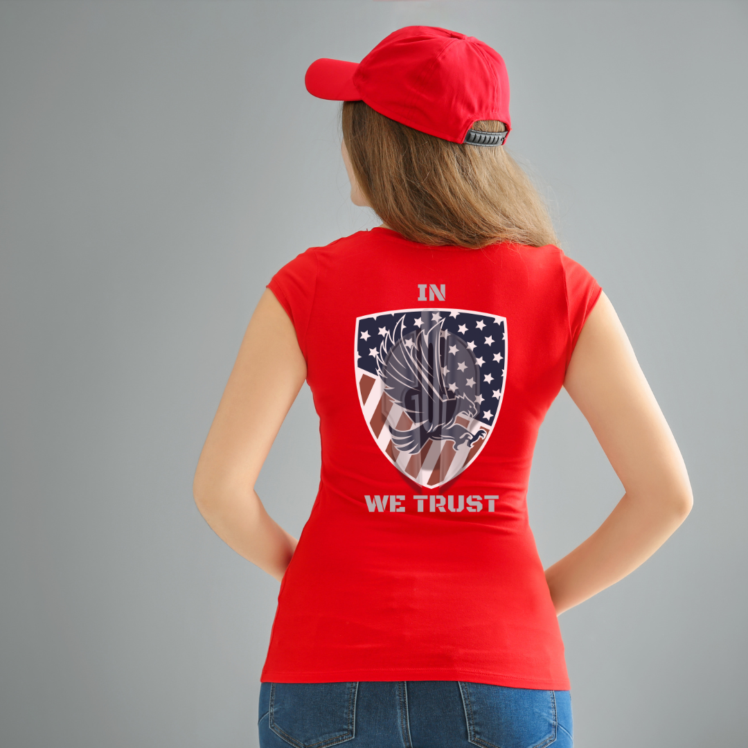 In God We Trust - Womens Shield of Faith Tee