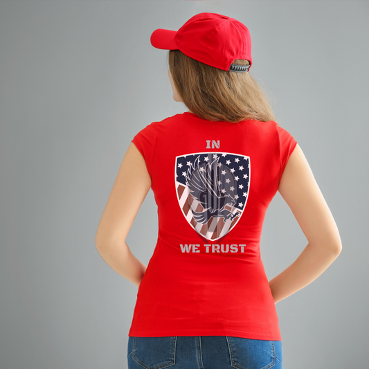 In God We Trust - Womens Shield of Faith Tee