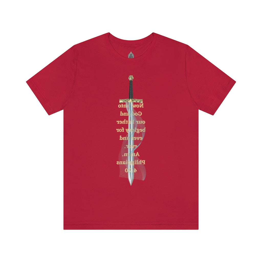 Philippians 4:20 Sword of the Spirit Mirror Tee