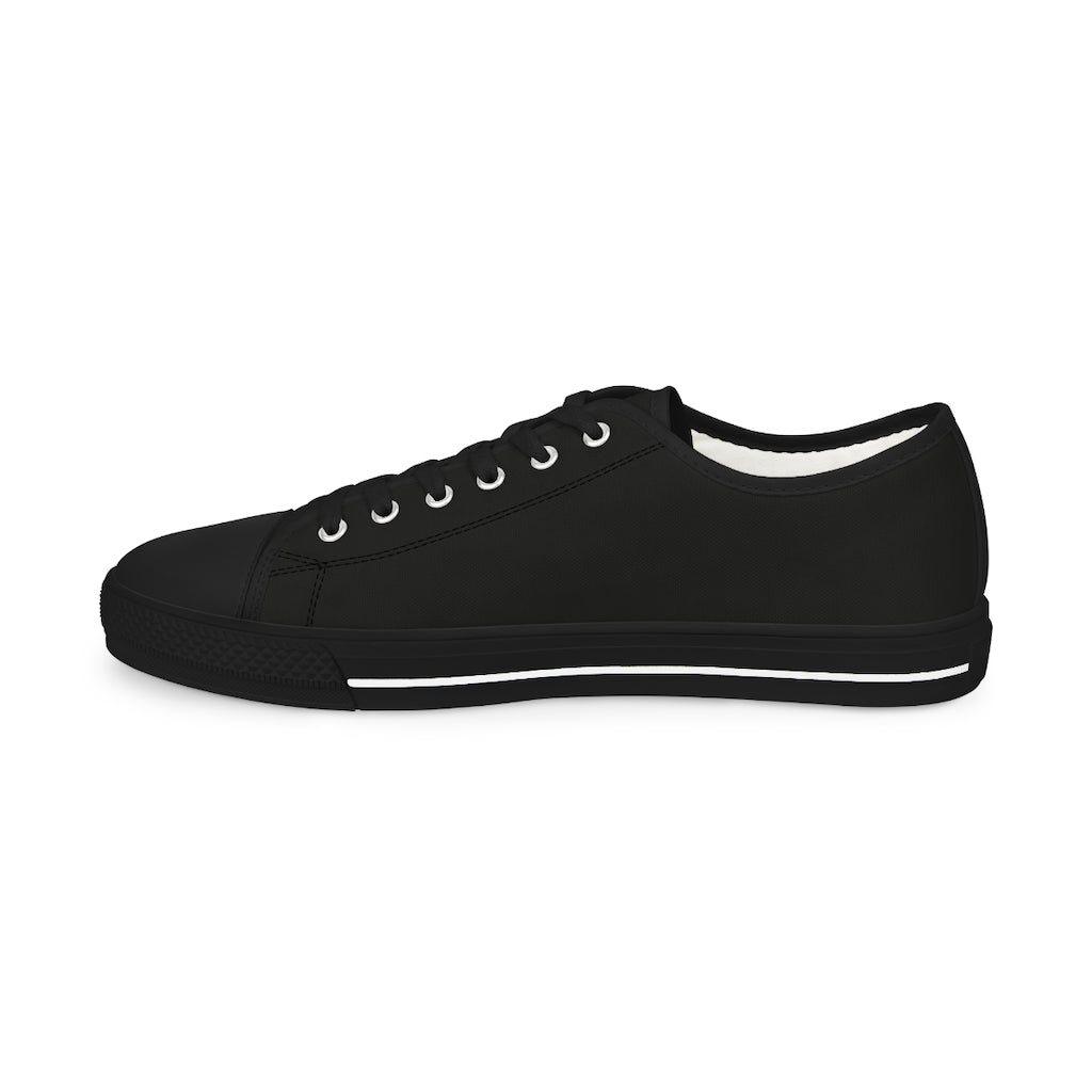 G-O-D Helmet Men's Low Top Shoes of Peace - Black