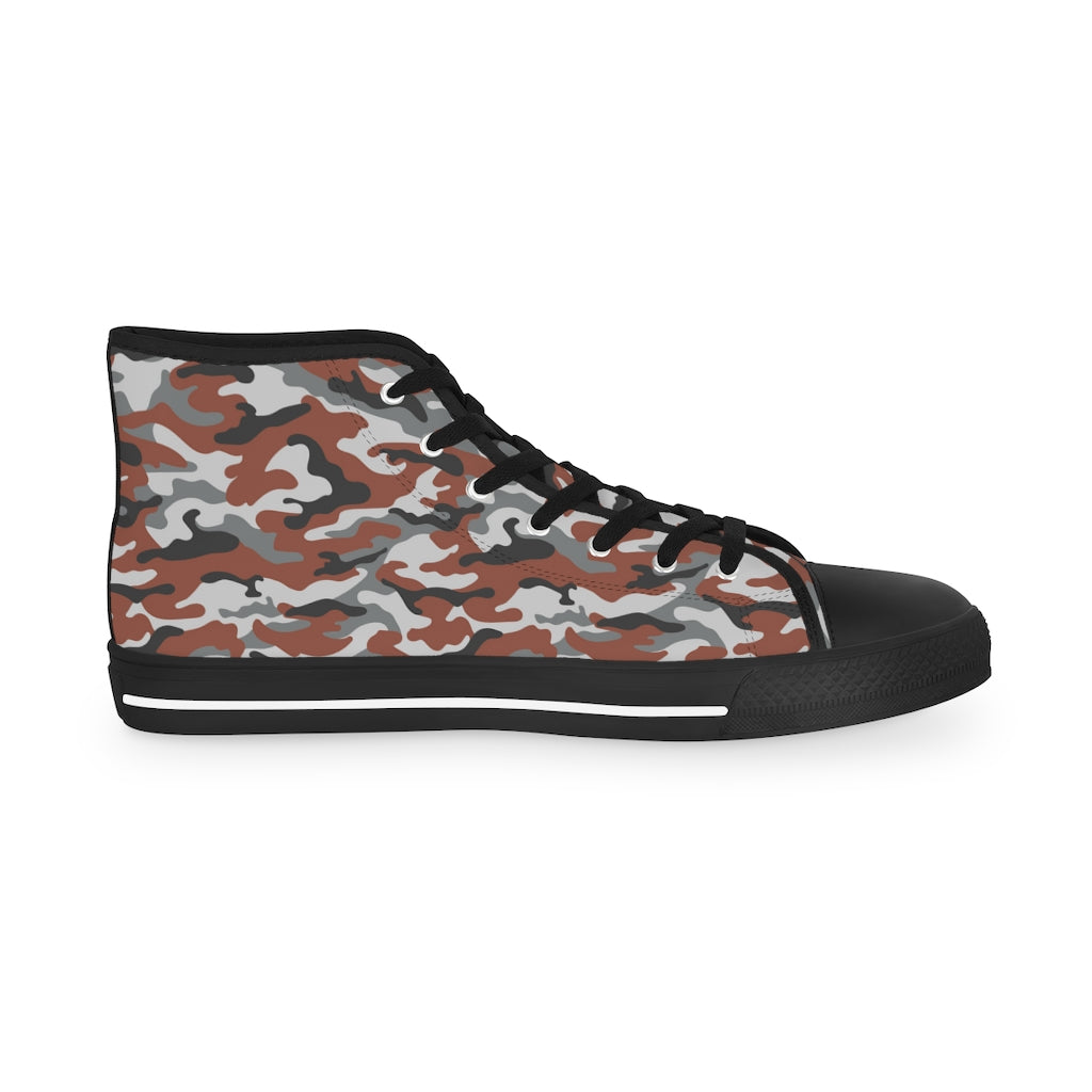 Superhero Camo Edition Men's High Top Shoes of Peace