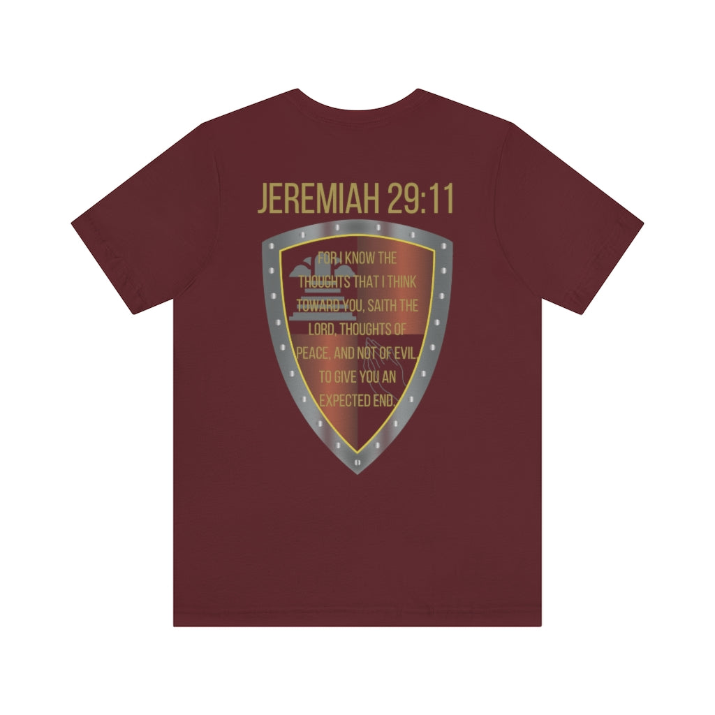 Jeremiah 29:11 Shield of Faith Tee