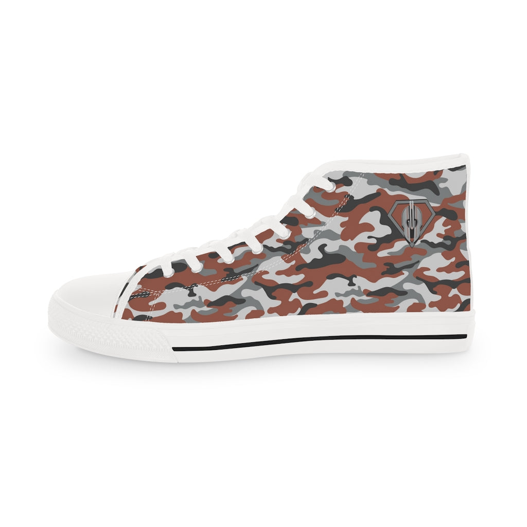 Superhero Camo Edition Men's High Top Shoes of Peace