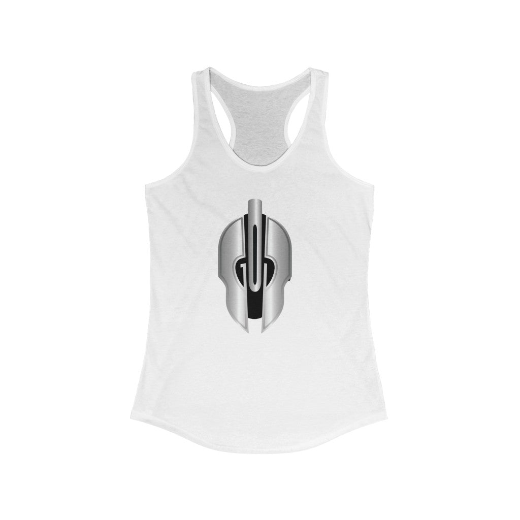 God Armory Helmet Ideal Racerback Tank