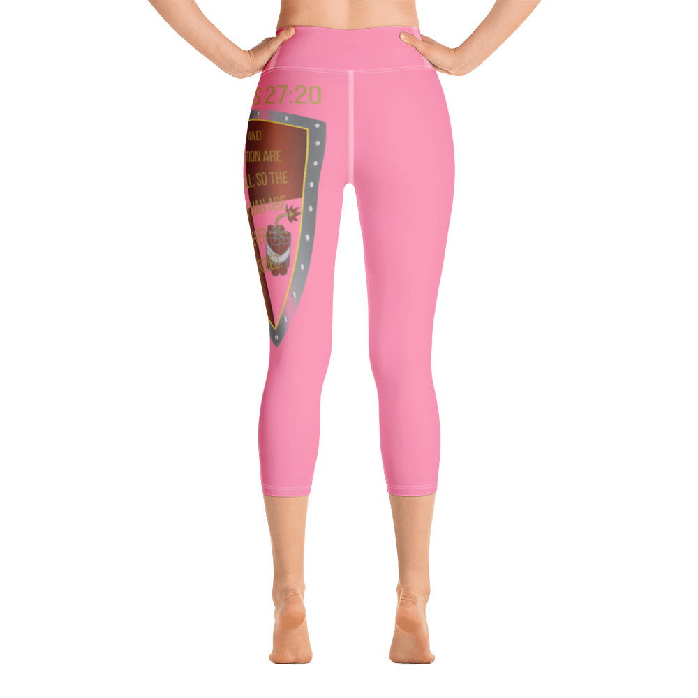 Proverbs 27:20 Capri Leggings