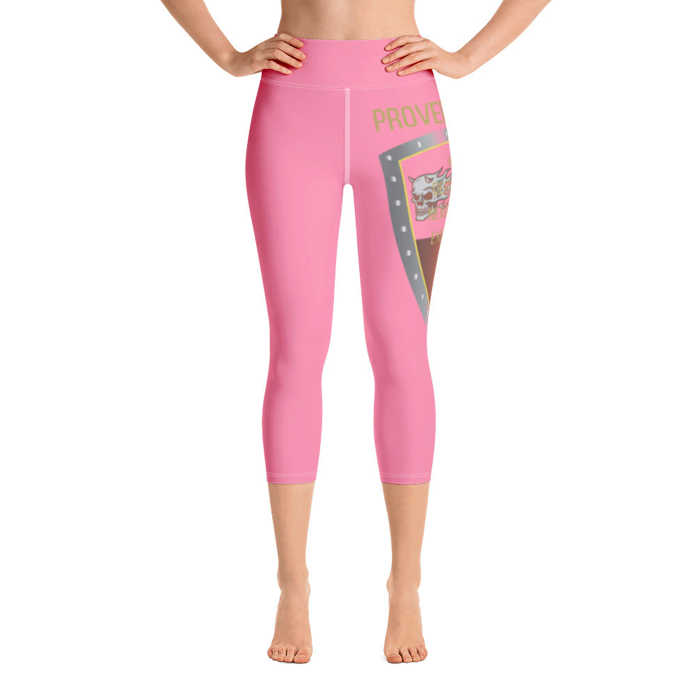 Proverbs 27:20 Capri Leggings