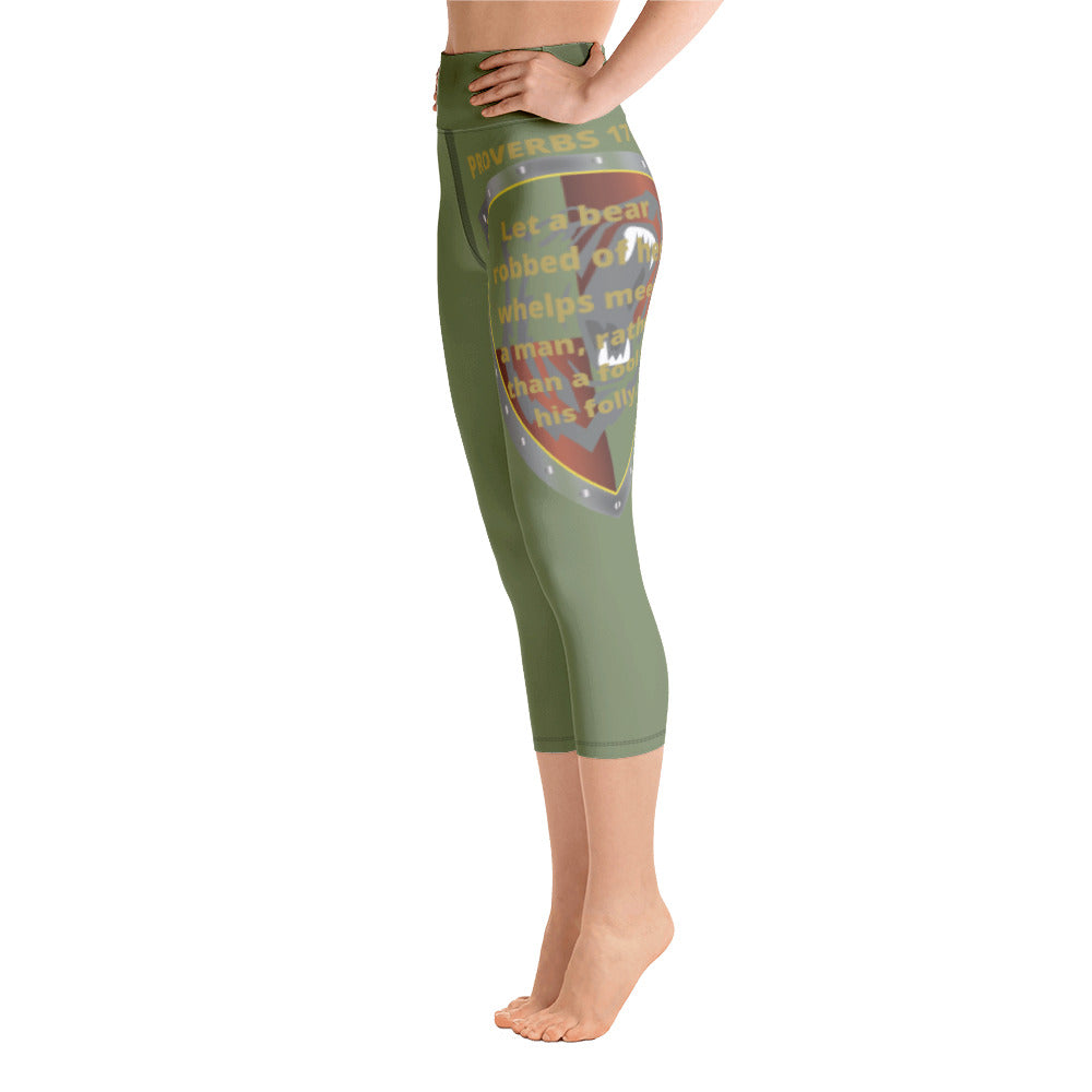 Proverbs 17:12 Capri Leggings