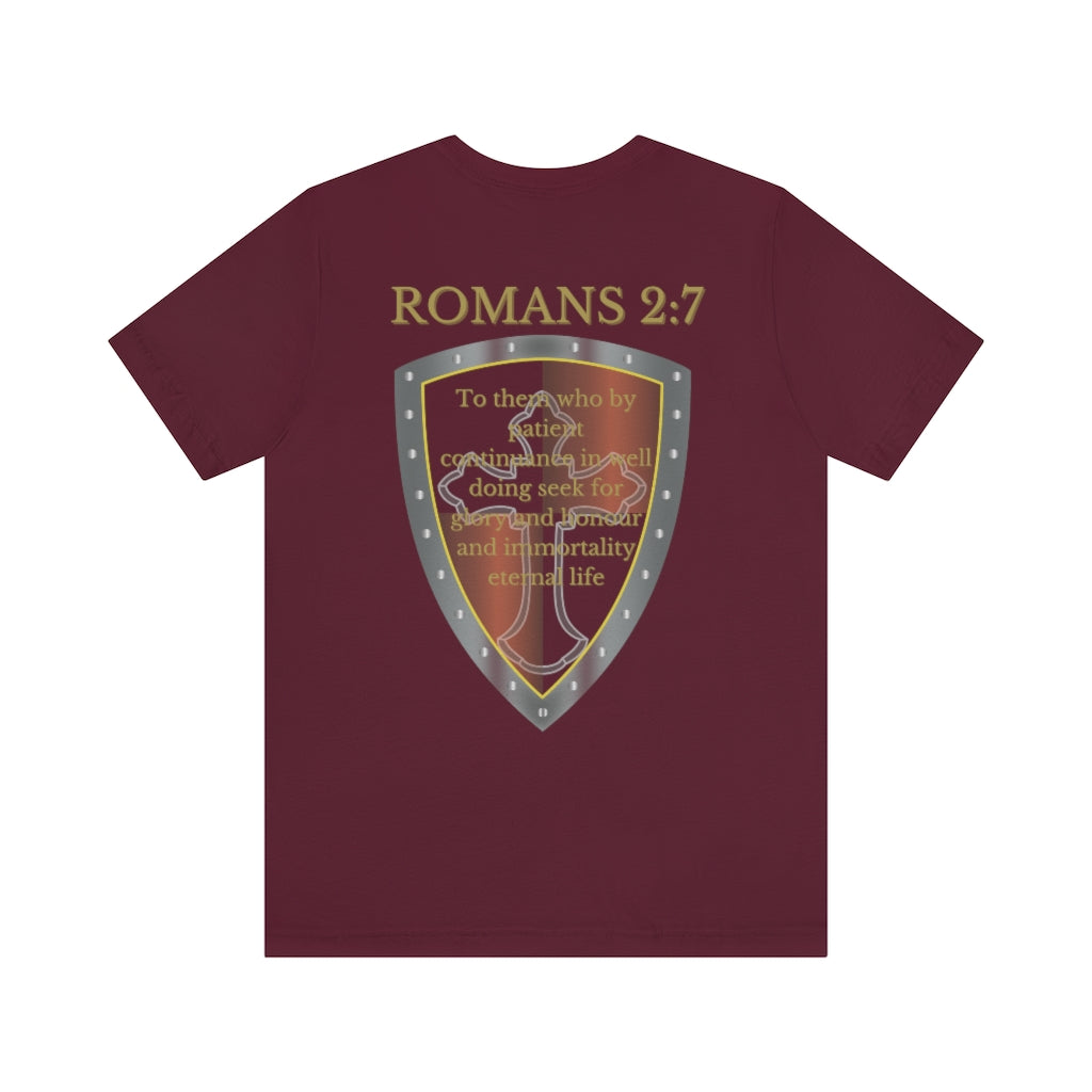 Romans 2:7 Shield of Faith Tee