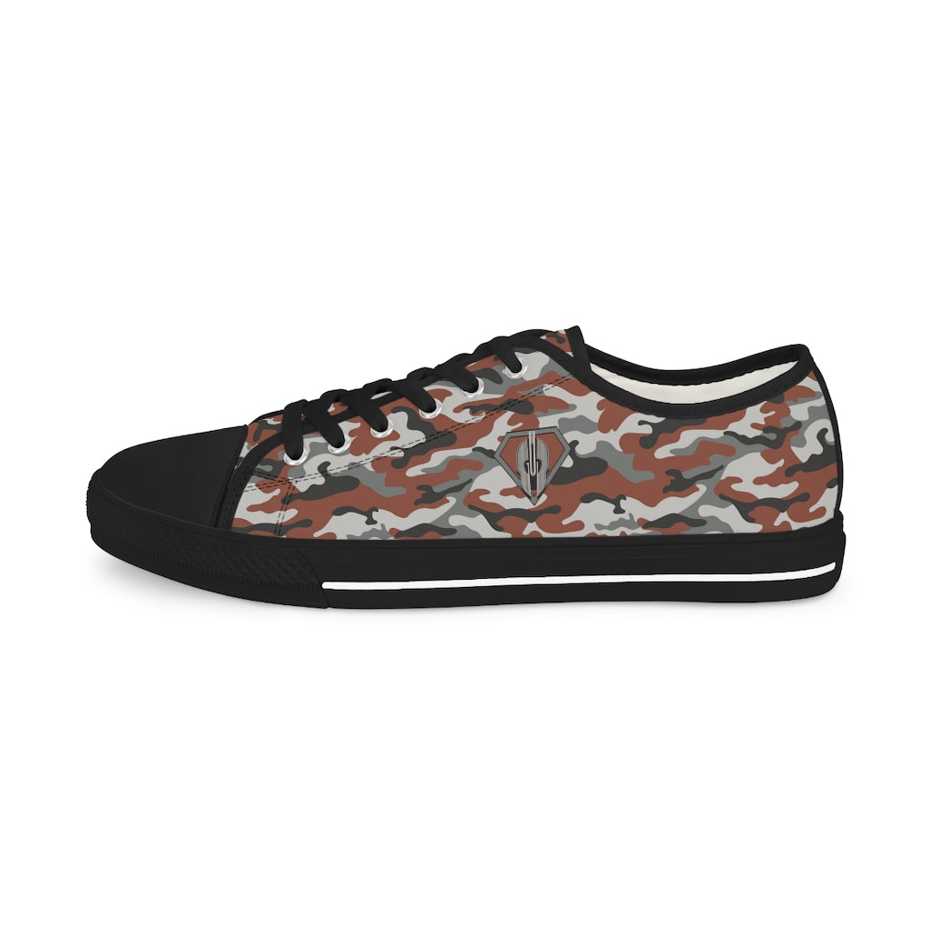 Superhero Camo Edition Men's Low Top Shoes of Peace