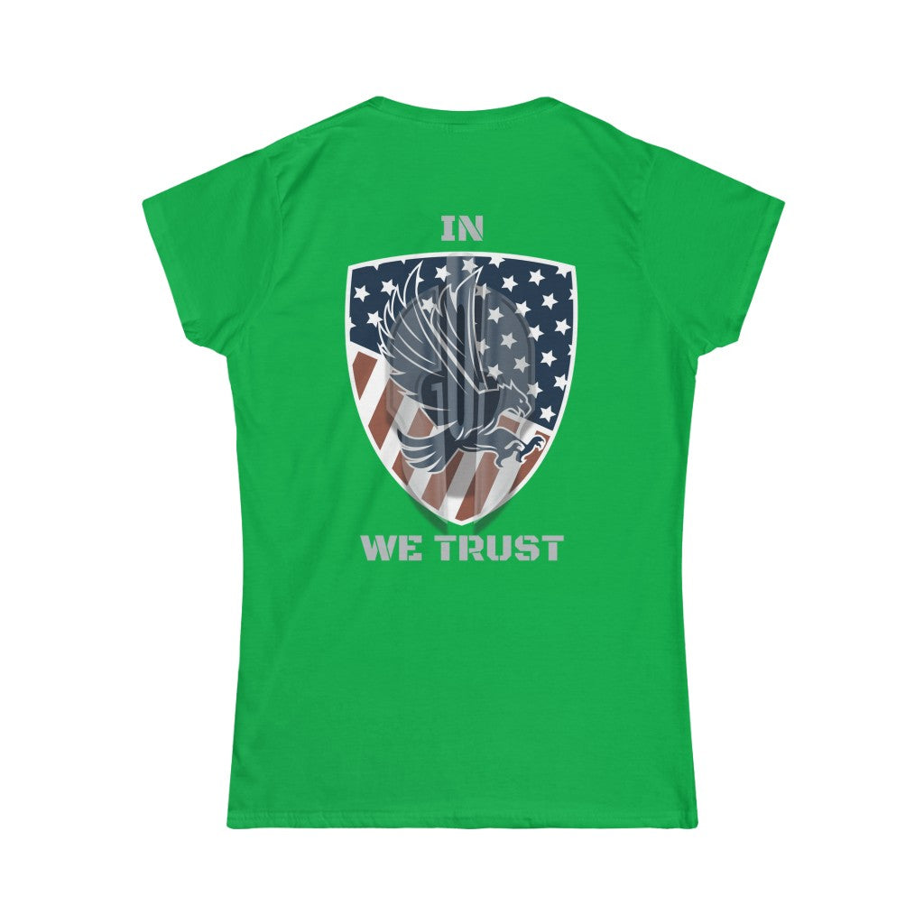 In God We Trust - Womens Shield of Faith Tee