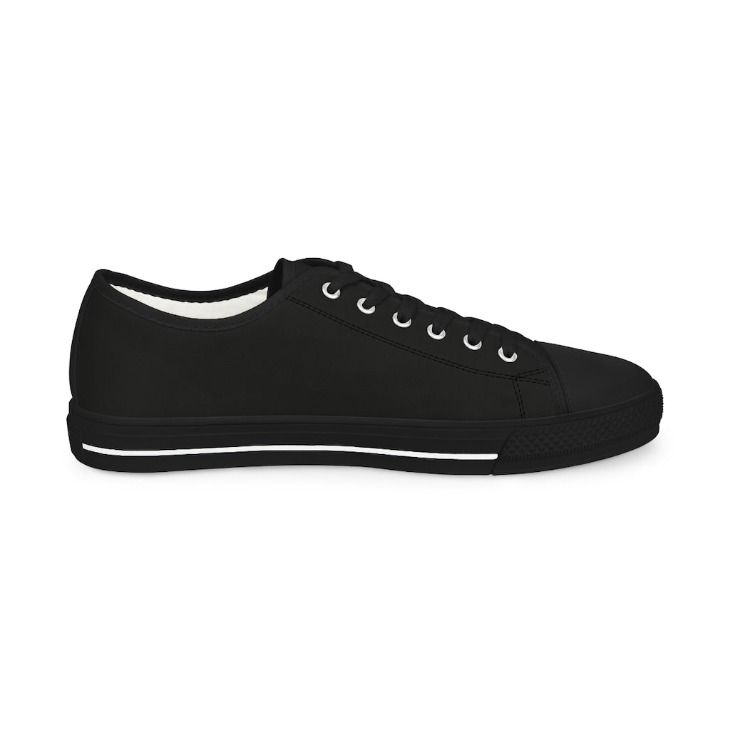 G-O-D Helmet Men's Low Top Shoes of Peace - Black