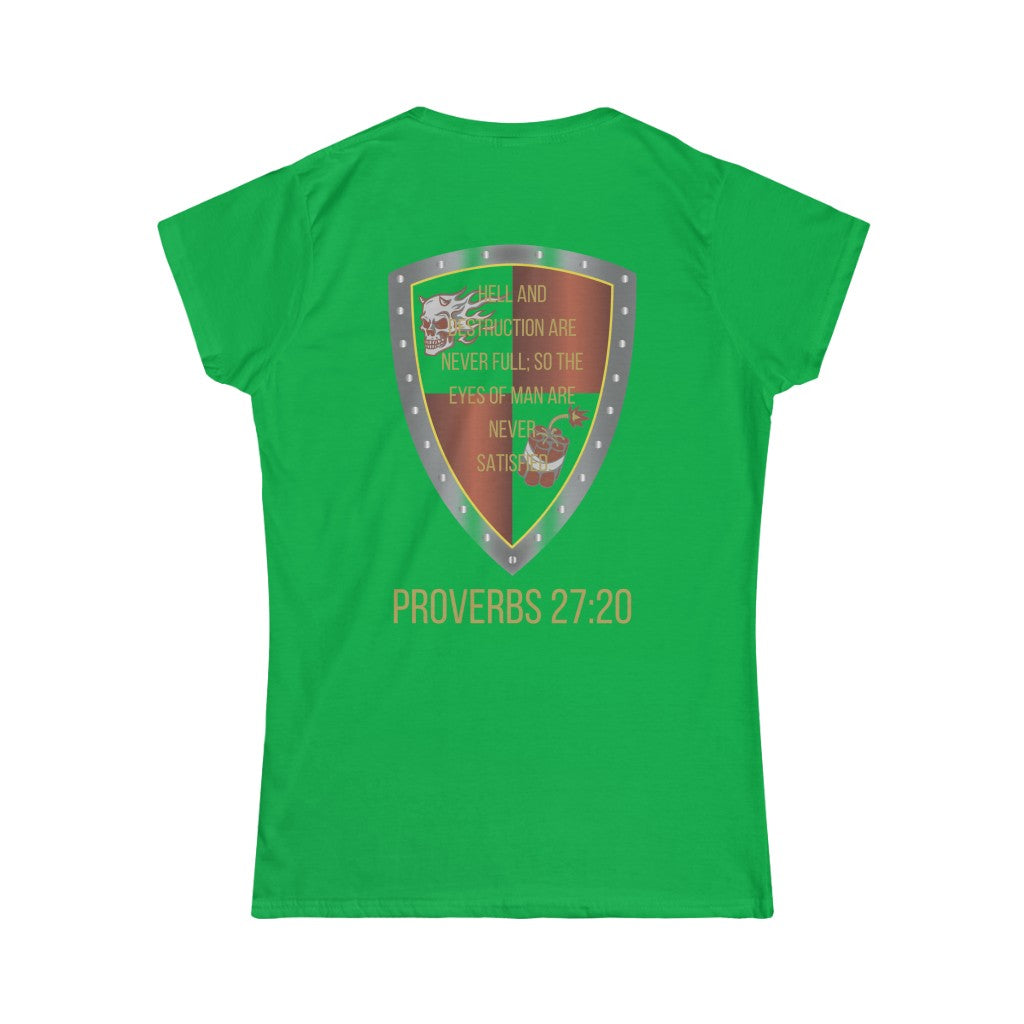 Proverbs 27:20 Shield of Faith Tee