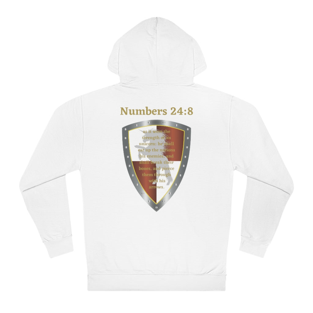 Numbers 24:8 Hooded Sweatshirt