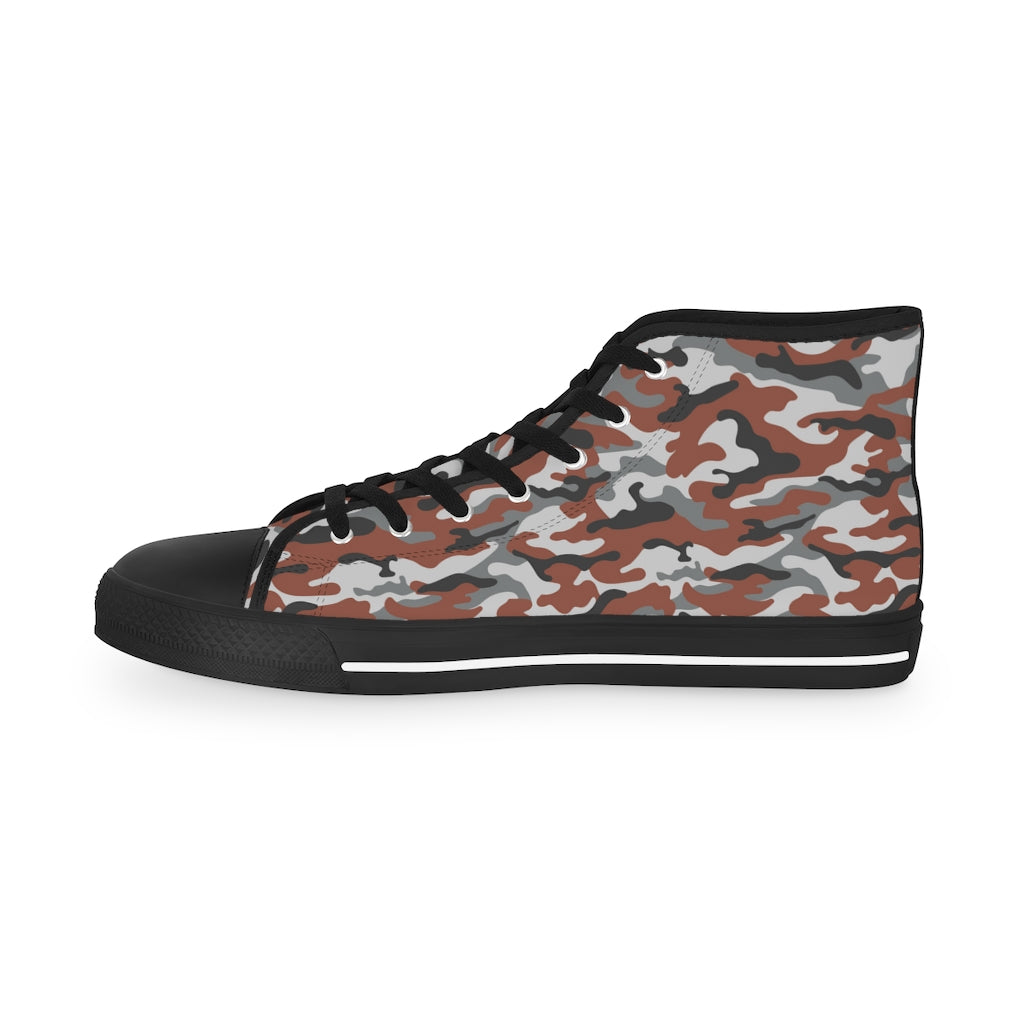 Superhero Camo Edition Men's High Top Shoes of Peace