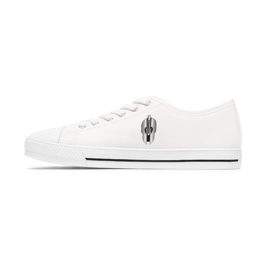 G-O-D Armory Helmet Women's Low Top Shoes of Peace -White