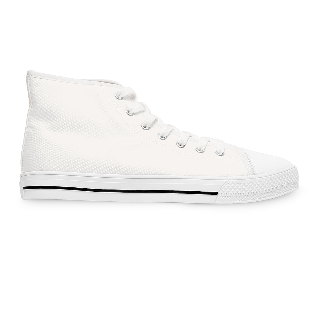 God Armory Women's High Top Shoes of Peace - White