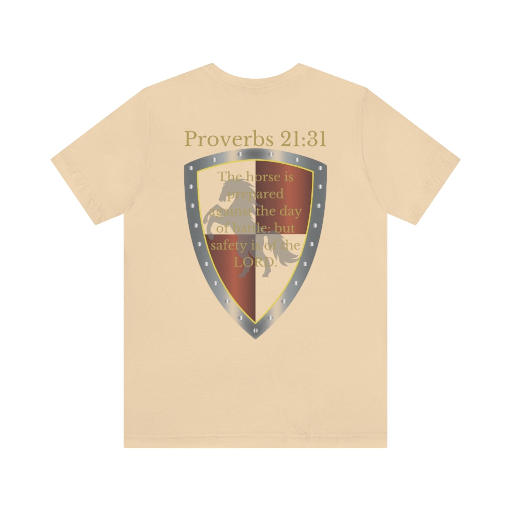 Proverbs 21:31 Shield of Faith Tee