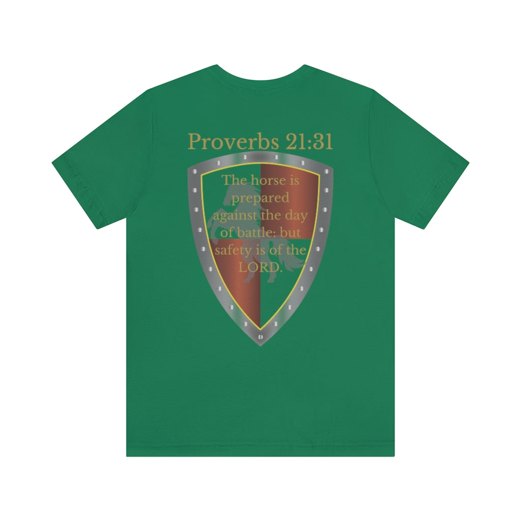 Proverbs 21:31 Shield of Faith Tee