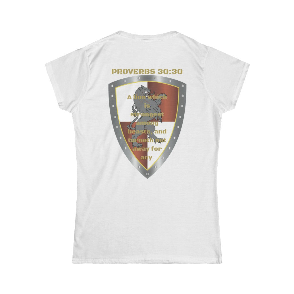 Proverbs 30:30 Shield of Faith Tee