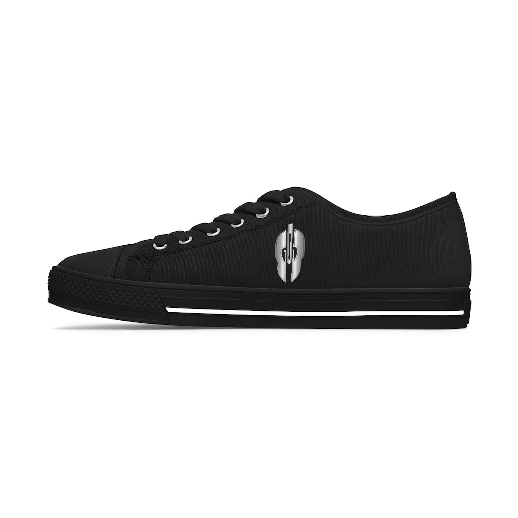 G-O-D Armory Helmet Women's Low Top Shoes of Peace - Black