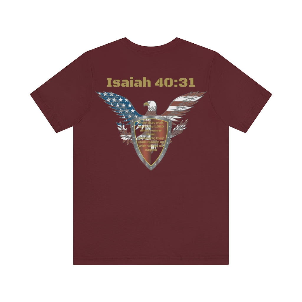 Isaiah 40:31 Shield of Faith Tee