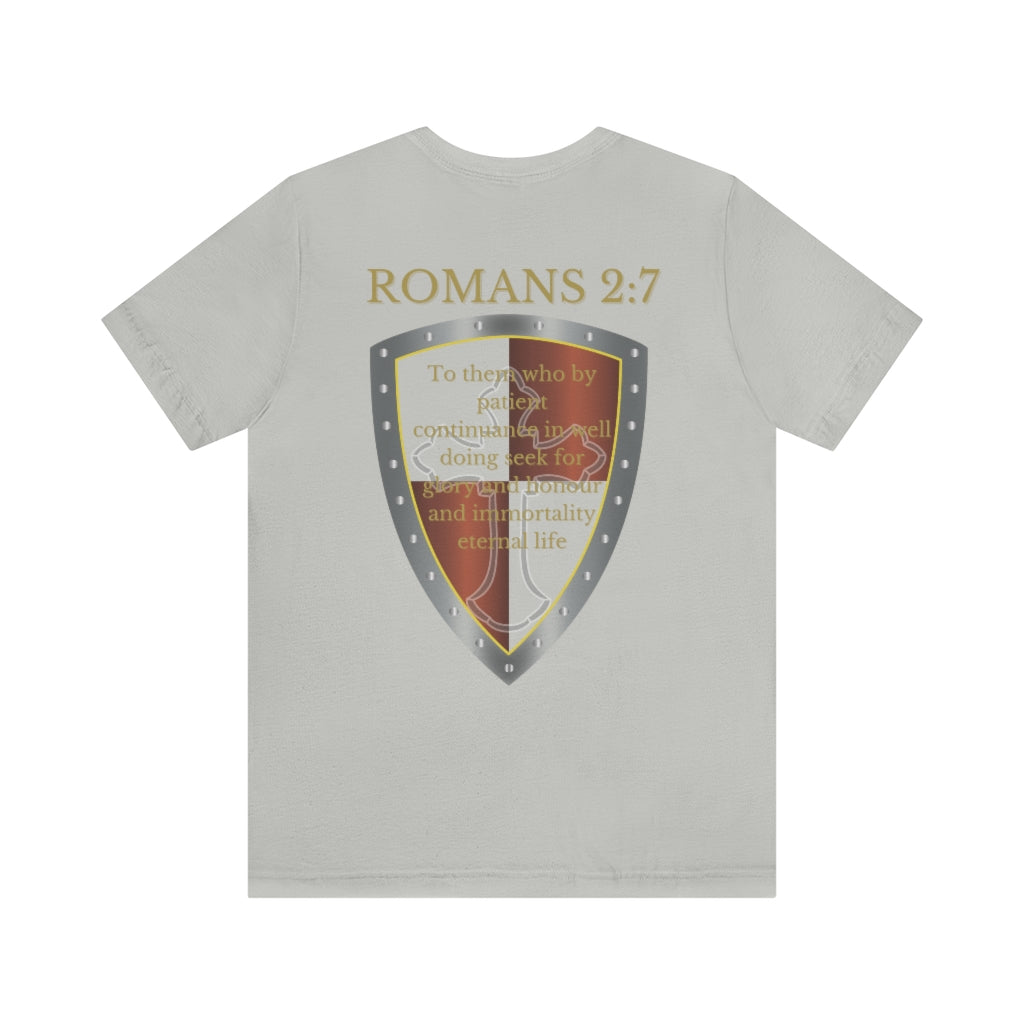 Romans 2:7 Shield of Faith Tee