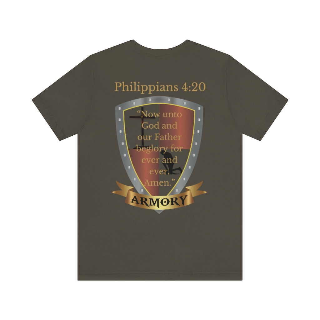 Philippians 4:20 Shield of Faith Tee