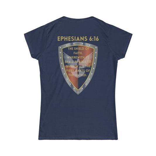 Ephesians 6:16 Womens Shield of Faith Tee