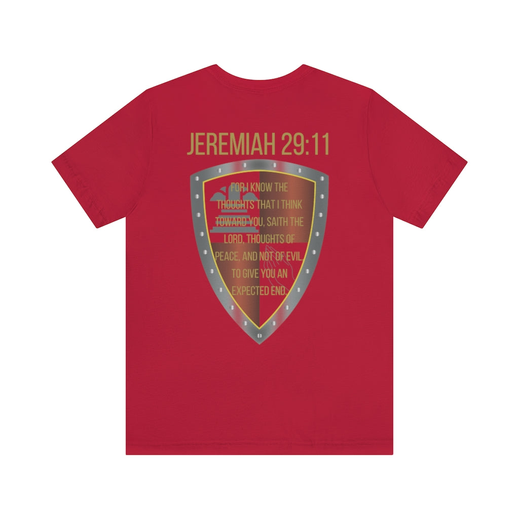 Jeremiah 29:11 Shield of Faith Tee