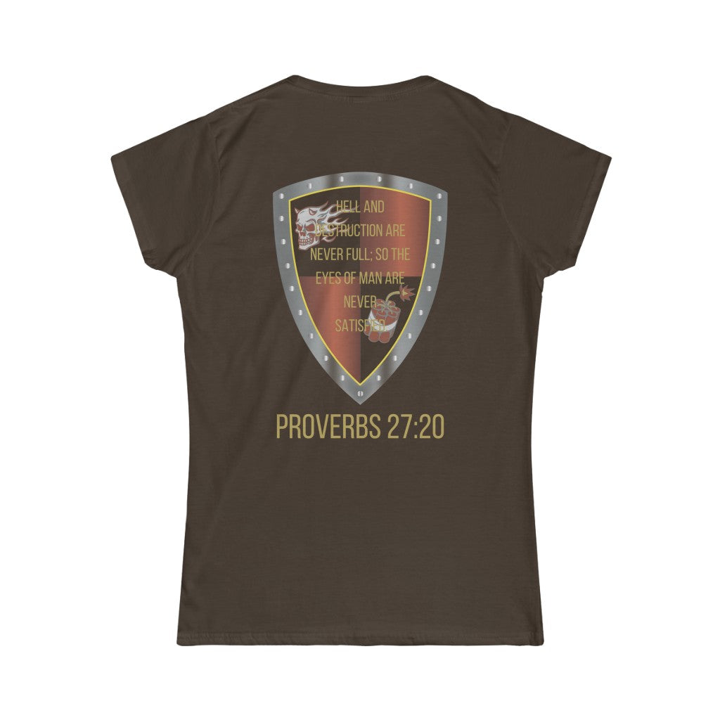 Proverbs 27:20 Shield of Faith Tee