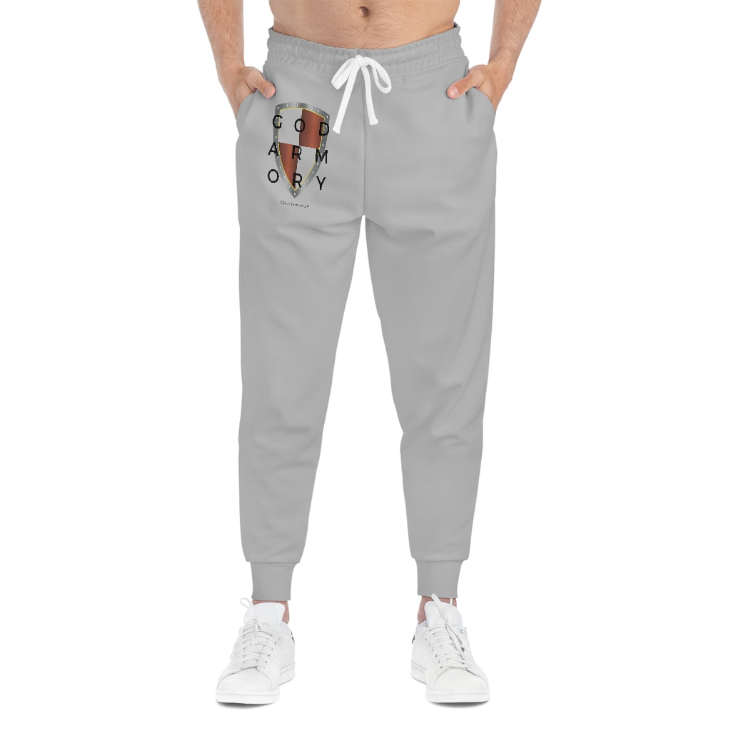 God Armory Shield Athletic Joggers - Grey