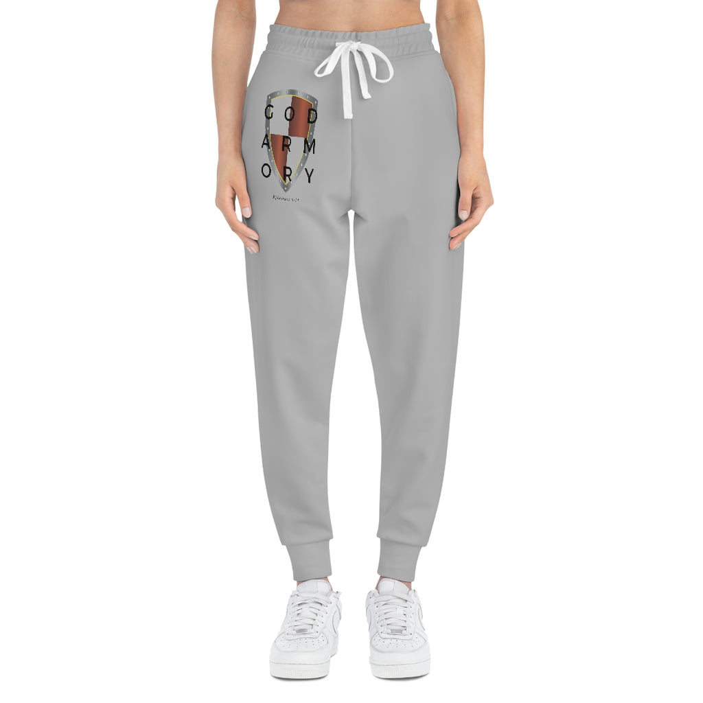 God Armory Shield Athletic Joggers - Grey