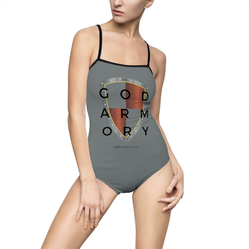 God Armory Shield One-piece Swimsuit