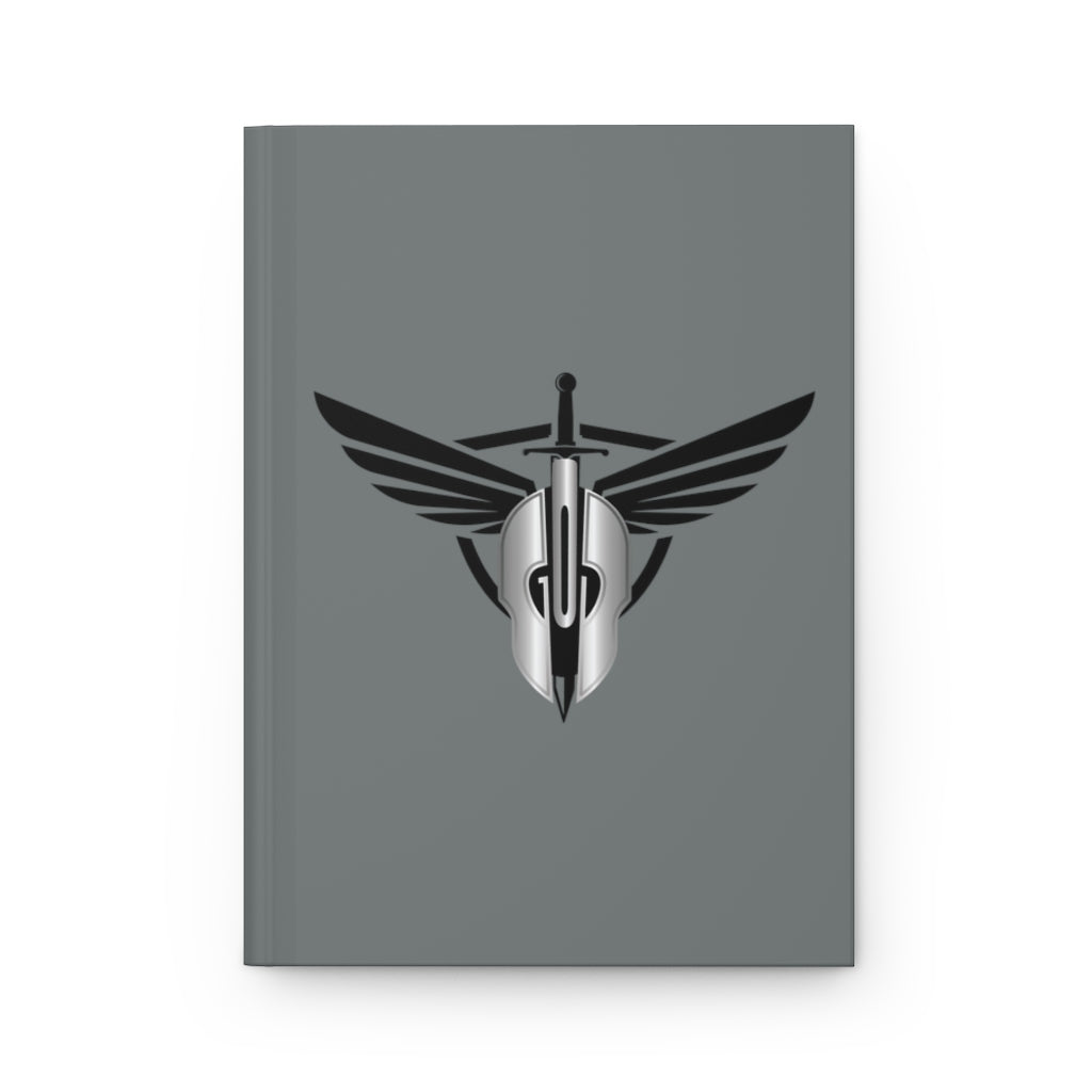 God Helmet Wings Hardcover Journal