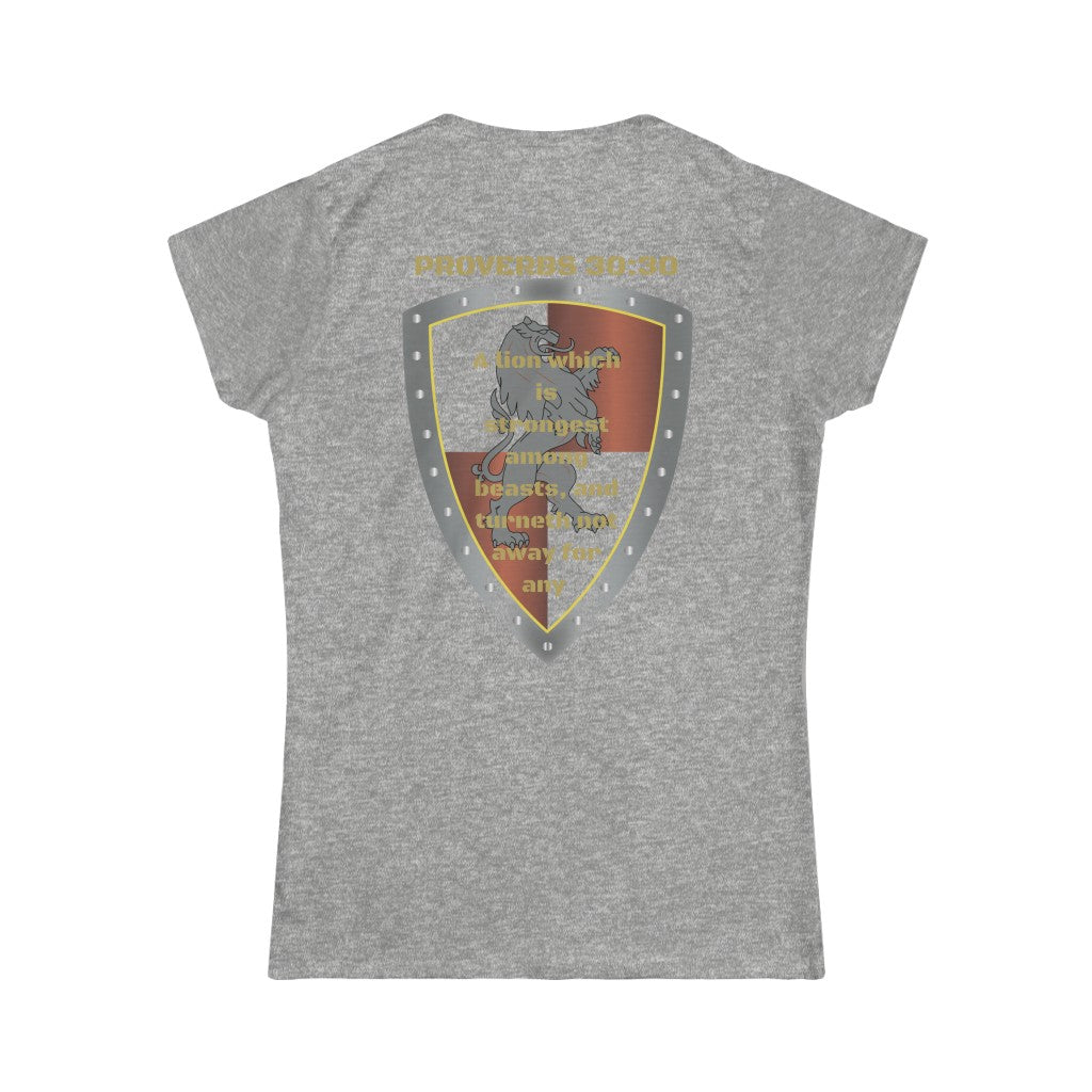 Proverbs 30:30 Shield of Faith Tee