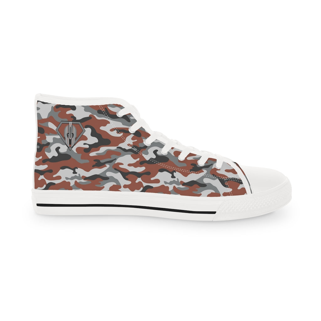 Superhero Camo Edition Men's High Top Shoes of Peace