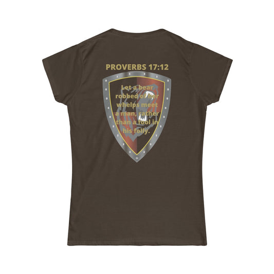 Proverbs 17:12 Shield of Faith Tee