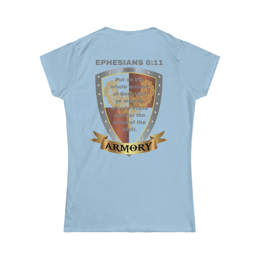 Ephesians 6:11 Womens Shield of Faith Tee