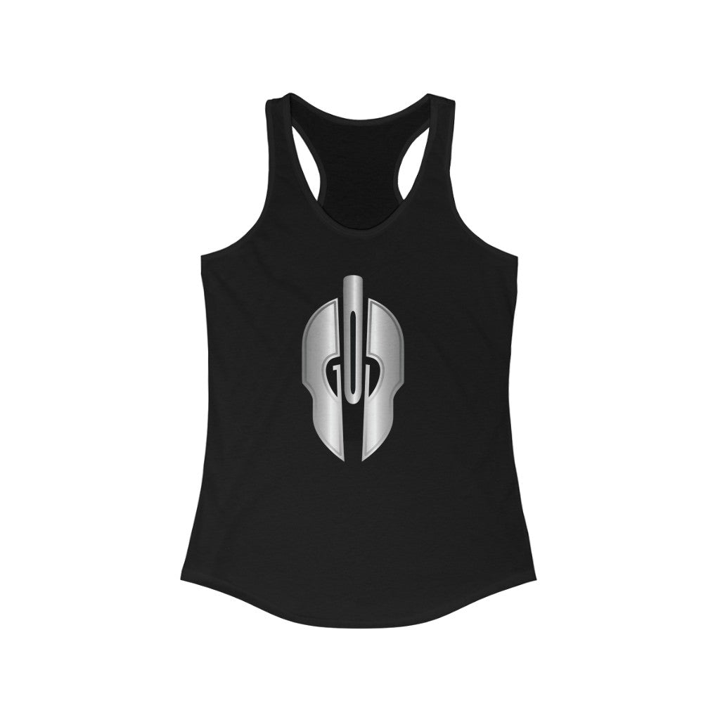 God Armory Helmet Ideal Racerback Tank