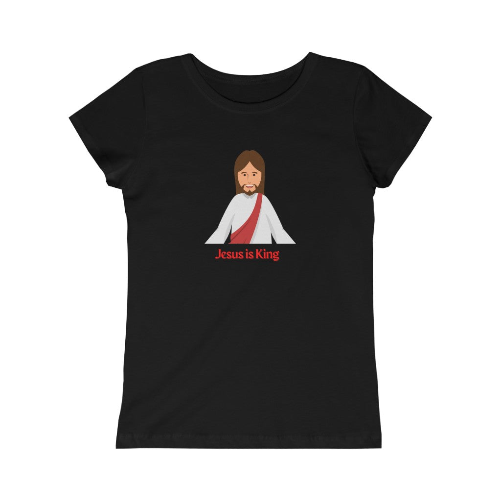 Jesus is King Girls Youth Tee