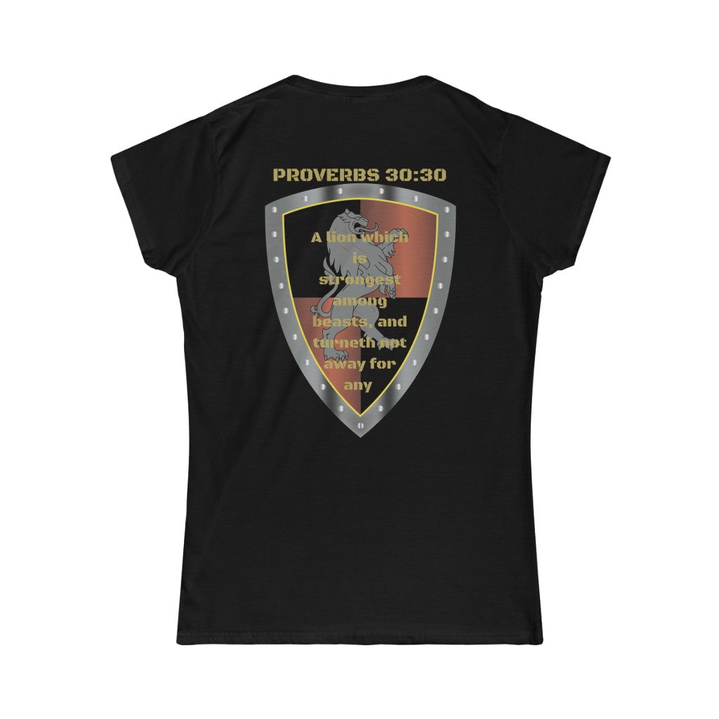 Proverbs 30:30 Shield of Faith Tee