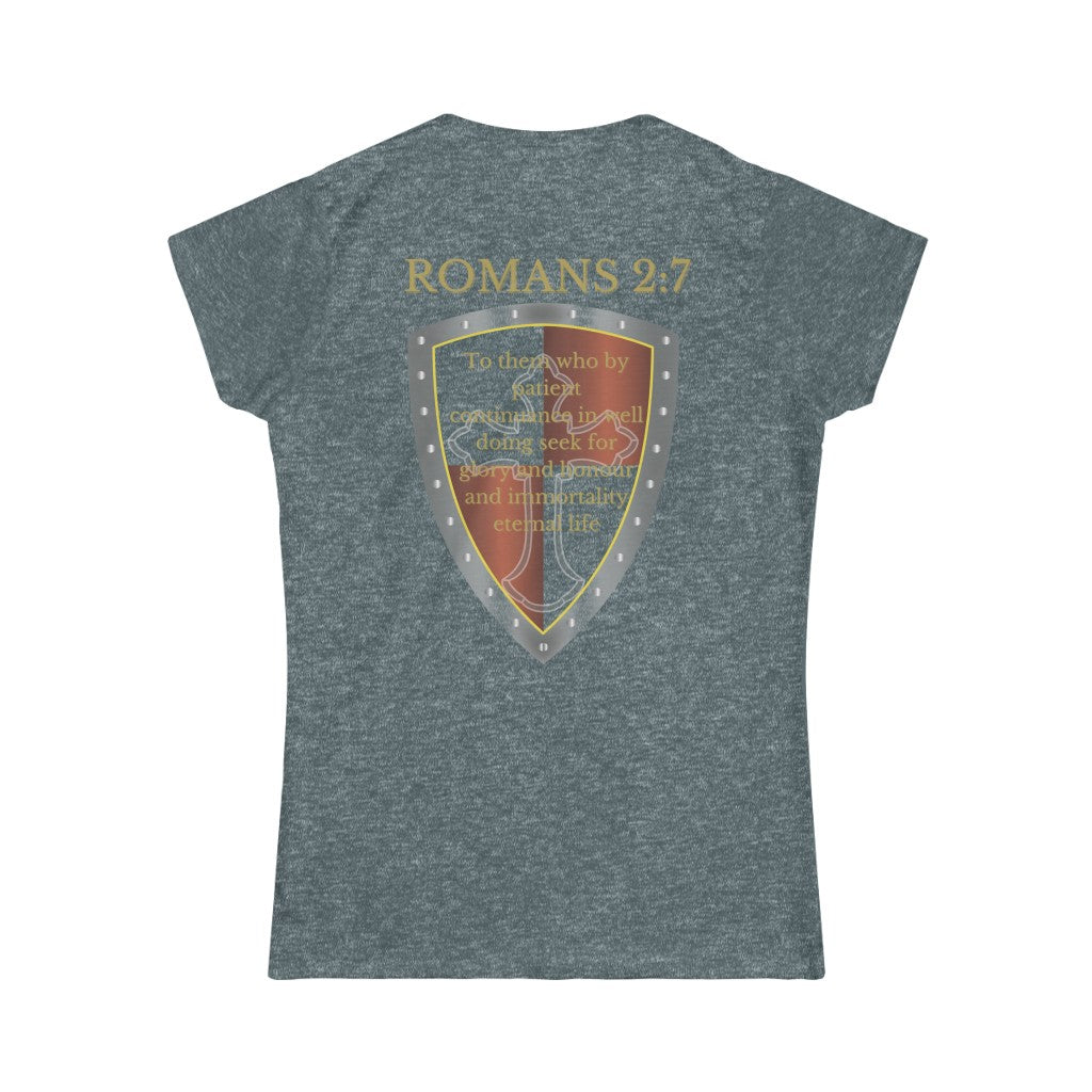 Romans 2:7 Shield of Faith Tee