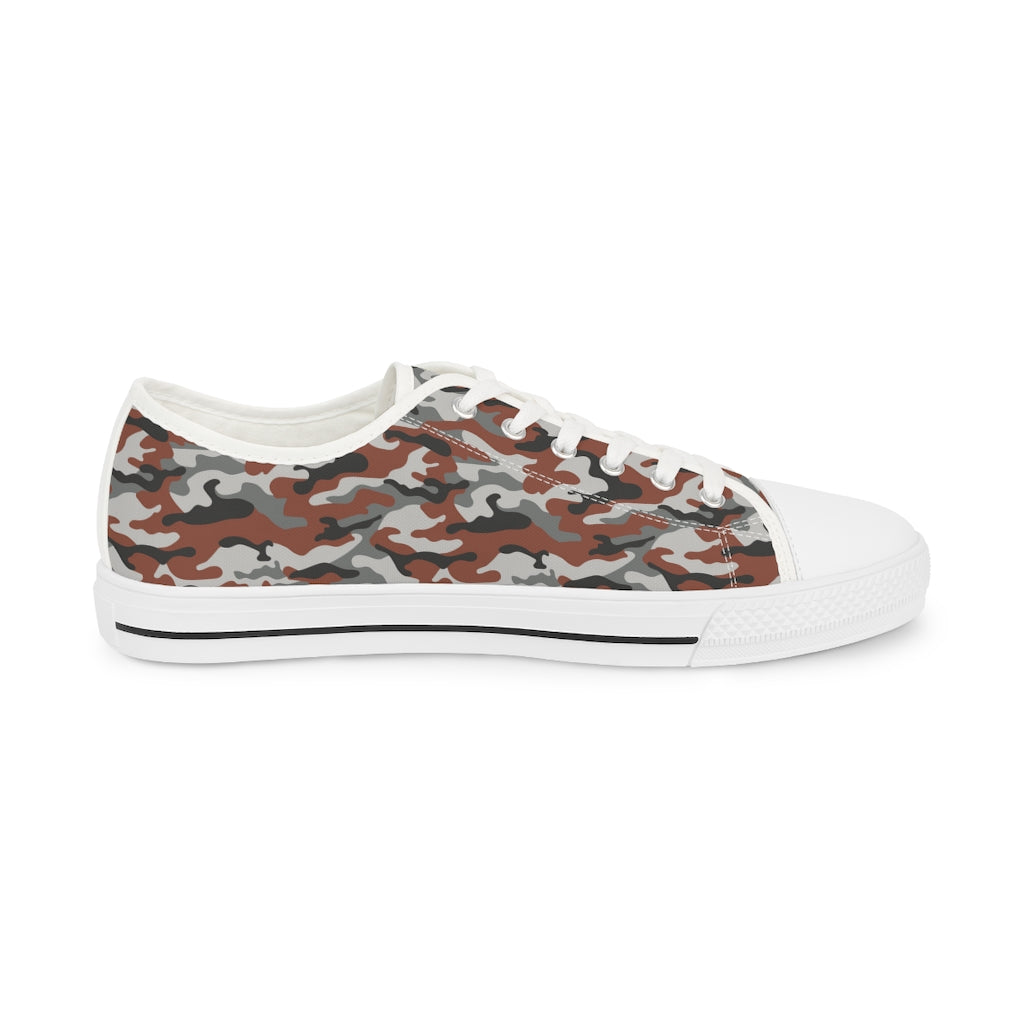 Superhero Camo Edition Men's Low Top Shoes of Peace