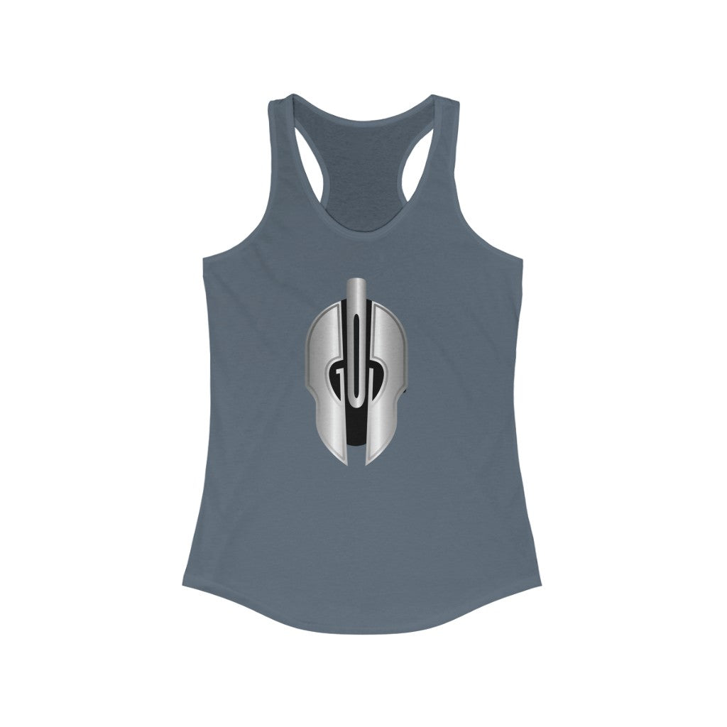 God Armory Helmet Ideal Racerback Tank